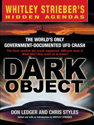 cover image of Dark Object